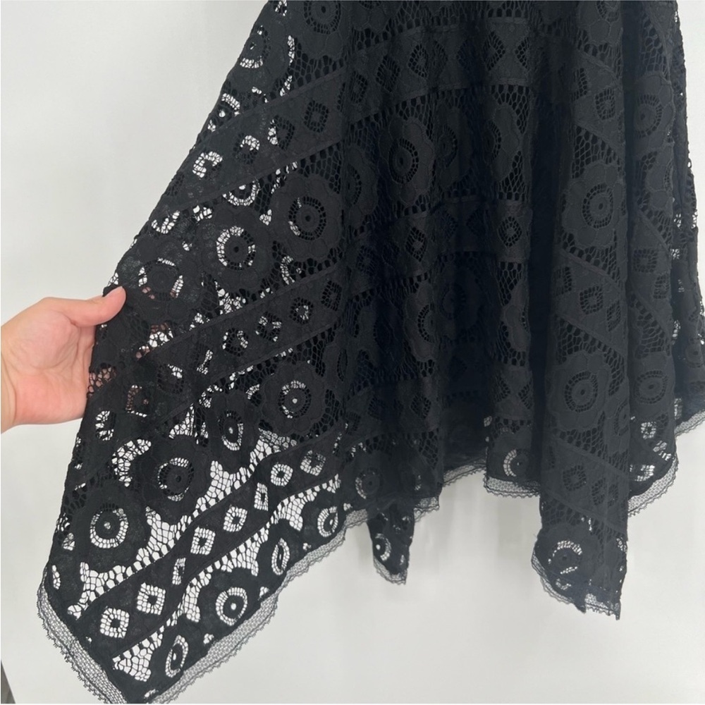 Free People Just like Honey black lace dress size 0 fairy princess goth scene - Picture 8 of 8